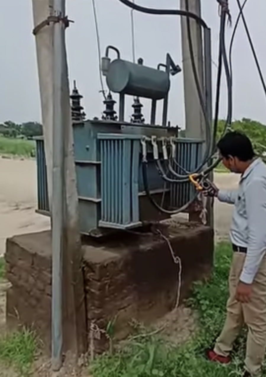 Transformer installation in Rwanda